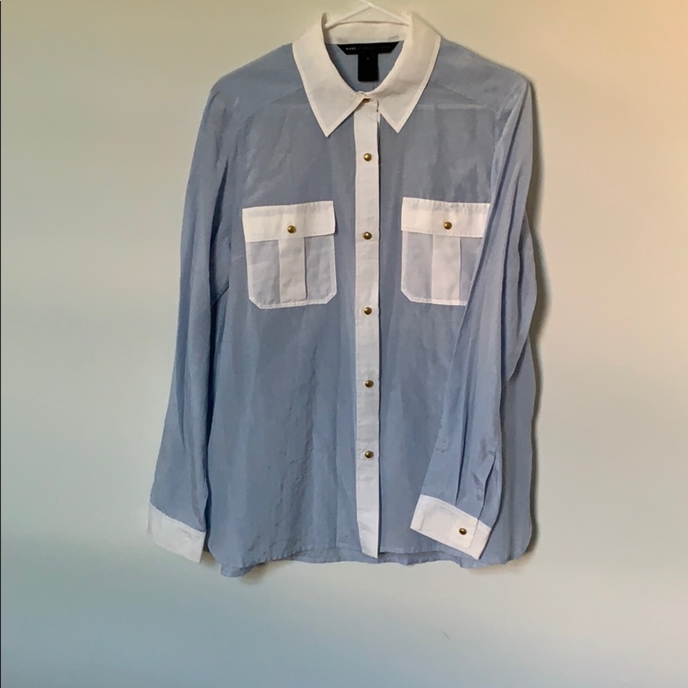 Marc by Marc Jacobs two-tone blouse NWT